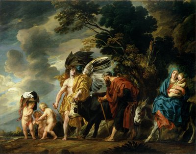 Die Flucht nach Ägypten, 1647 von Jacob Jordaens